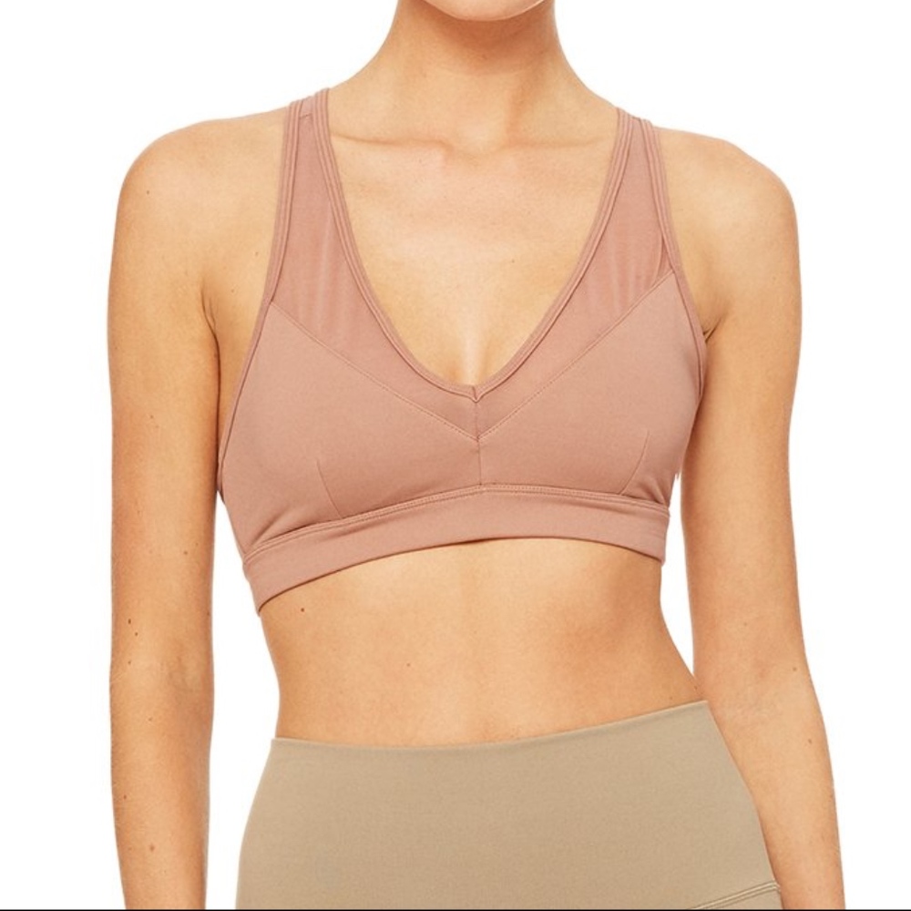 Alo Yoga Entice Bra - Rosewater